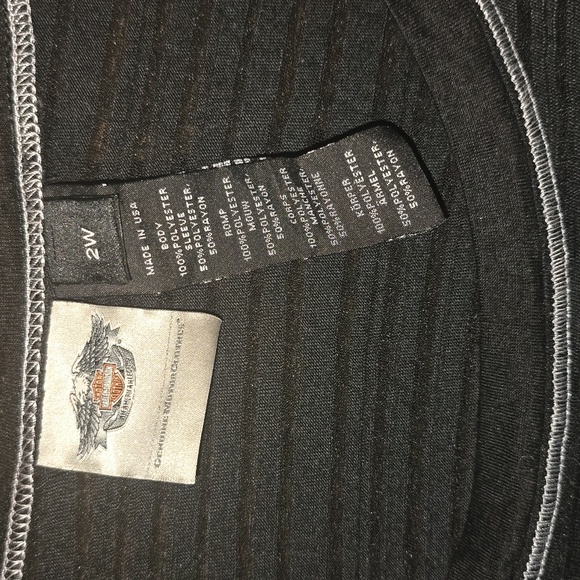 Black Women's Top | Harley-Davidson - Picture 3 of 4
